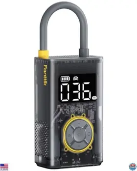 B0drp8125g Fanttik Portable Tire Inflator 150psi Electric Pump With Digital Gauge For Bikes And Cars