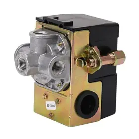 4portairpump95-125psi1 Fanwayer Air Compressor Pressure Switch 95-125 Psi 4 Port Pump 1/4 Inch Npt