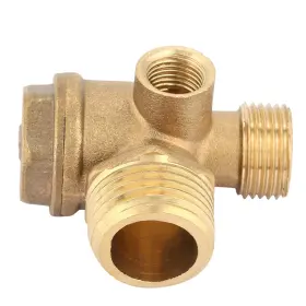 Fayelume Fayelumexoqpfz4dea Check Valve For Air Compressor 3-port Brass Male T