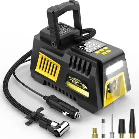 St-08 Fbk Portable Tire Inflator Digital Air Compressor 12v Dc Pump Car Accessori
