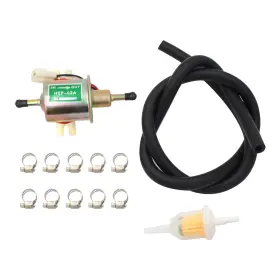 Whhep02b Feidks 12v Universal Electric Fuel Pump Kit 3-6psi Inline Low Pressure H