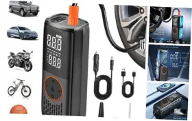 P122 Fengshun Rhonda Tire Inflator Portable Air Compressor 20000mah-3x Faster