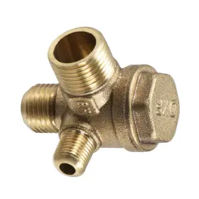 M10xm14xpt3 Fipux 619668230348 M10xm14xpt3/8 Air Compressor Check Valve 90 Degree Male Threaded Brass