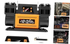 Flowercity Deqing E-commerce Co. Ltd. Dc-12v-1080w 12v Air Compressor For Truck Offroad And Onboard Digital Setting Auto-stop