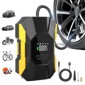 Flykid 767637202589 Tire Inflator Portable Air Compressor 150psi Cordless Pump For Car Tires