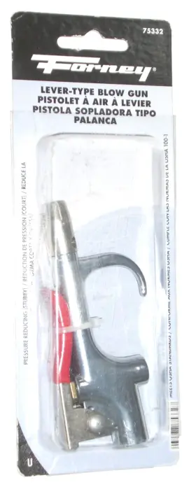 75332 Forney 75322 Air Blow Gun Lever Type Pressure Reducing 150 To 30 Psi 1/4 Inch Fnpt -
