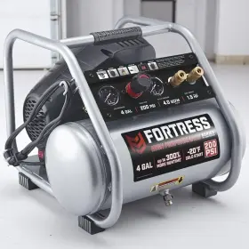 Ft4200 Fortress 4 Gallon Jobsite Air Compressor 200 Psi High Performance Oil Free