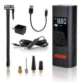 Fek40002 Fram Portable Emergency Tire Inflator With 6000mah Battery And 12v 150ps