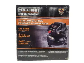 P3gcomp Freeman 3 Gallon Oil Free Pancake Air Compressor New