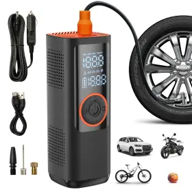 Wk-f25 Fureul Tire Inflator Portable Air Compressor 150psi Smarts Pump With Pres