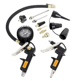 510062 Fypower 10 Pieces Heavy Duty Air Compressor Accessory Kit 100psi Tire Inflator With Gau