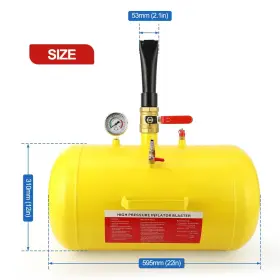 Garvee Azs35b075431dkh 10 Gallon Air Tire Bead Seater Seating Blaster Inflator