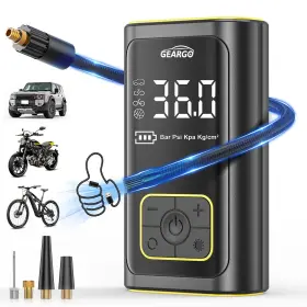 St-09 Geargo Portable Tire Inflator Air Compressor 150psi Cordless Pump For Car
