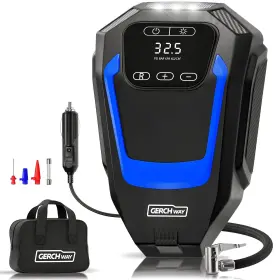 Gerchway 085783862687 Tire Inflator Portable Air Compressor Pump For Car Tires - 12v Dc Electri
