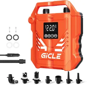 883l Gicle Paddle Board Pump Electric Portable With 12v Dc Car Connector 22psi Sup Air