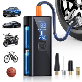 Gjosyoi 763495890234 Tire Inflator Portable Air Compressor 150psi And 25000mah Compres