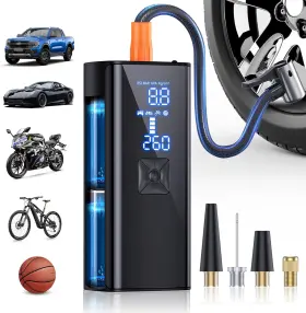 P006 Gjosyoi Tire Inflator Portable Air Compressor 150psi And 25000mah