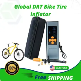 Drt22c-003 Global Drt Bike Tire Inflator Portable Air Pump For Bicycle Tires Compact