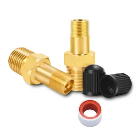 Tv02-2 Godeson 1/8 Inch Npt Tank Valve Anticorrosion Brass Schrader With Mal