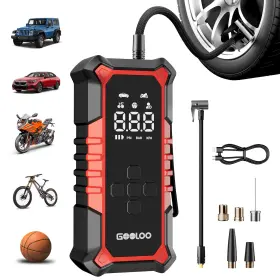 Pt-16 Gooloo A6 Gear Tire Inflator Portable Air Compressor 160 Psi Cordless I
