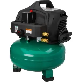 T33858 Grizzly Industrial 6 Gal. 150 Maximum Psi Twin-cylinder Oil Free Pancake Air