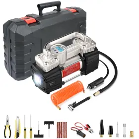 Gspscn 6085h 6x Faster Inflation Digital Tire Inflator Portable Toolbox 12v Air Compresso