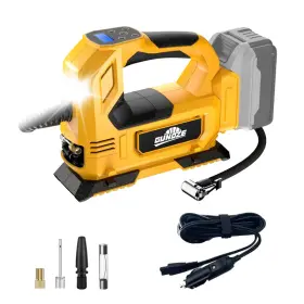 Gunoze B0cncq42jp Cordless Tire Inflator Air Compressor For Dewalt 20v Max Battery 150psi
