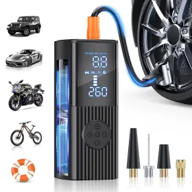 P012 Hafuloky Tire Inflator Portable Air Compressor 180psi With 25