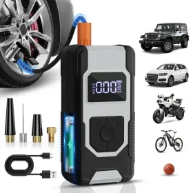 Haodexing 764003415710 Tire Inflator Portable Air Compressor/pump 150psi Cordless Rechargeable