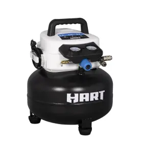 Hart 081094103358 6 Gallon 1.5 Hp Pancake Air Compressor - High Efficient Motor