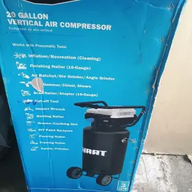 Hart 810941033698 20 Gallon Air Compressor Open Box Read