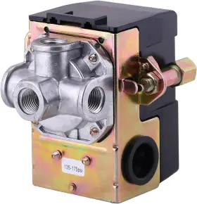 Heavy Duty 711523860476 Air Compressor Pressure Switch 175 Psi 4 Port 135-175 1/4 Npt