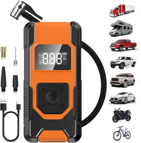 Hefoo Home 313100950923 Portable Air Pump For Car Tires-160psi Tire Inflator Compressor