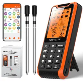 Atj-1166s Helteko Smart Bluetooth Meat Thermometer - Long Range Wireless Food Digital