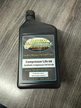 Cl68-q High Performance Cl86-q 1 Quart Lubricants Synthetic Compressor Oil