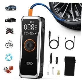 Xm-8010 Hixo Tire Inflator Portable Air Compressor Cordless Pump For Car Tires With