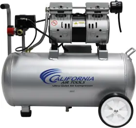 8010 - Home Improvement 313093748781 1.0 Hp Ultra Quiet And Oil-free Air Compressor 8 Gallon Steel Tank Lightw
