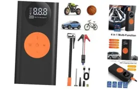 6802-b Honk Tire Inflator Portable Air Compressor-150psi Cordless Pump With H802