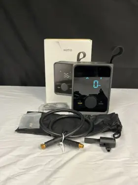 Qwcqb003 Hoto Black Air Pump Pro Tire Inflator Portable Compressor