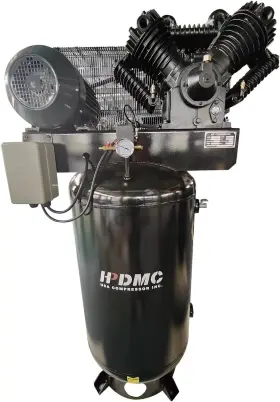 Hpdmc 527447873177 10hp Electric Air Compressor 80 Gallon Vertical Asme 37cfm 175psi 220v 3ph