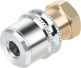 Hr4088 Hromee Lock On Air Chuck Heavy Duty Closed Flow Tire 1/4 Inch Fnpt For