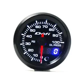 Hualian Company Led-7704-5 7 Color 100 Psi Oil Pressure Gauge Kit - Includes 1/8-27 Npt