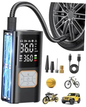 Xr01 Huangting Technology Co. Ltd Tire Inflator Portable Air Compressor 150psi Pump For Car Tires Cordless