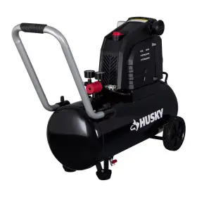 Husky 313054487438 8 Gal. 150 Psi Portable Electric Oil-free Horizontal Hotdog Air Compressor With