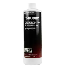Husky 313115552570 Synthetic Blend Non-detergent Oil Air Compressor