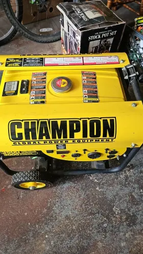 3500w Husky Generador Electrico Usado Y Compresor De Aire Nuevo