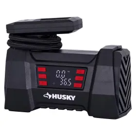 Husky 705353068607 Tire Inflator 12v Dc Portable Digital Gauge Auto Shutoff 150 Psi Fast Flow
