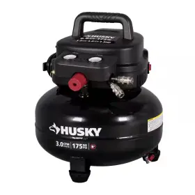 Husky 705353686993 6 Gal Electric Oil Free High Performance Jobsite Pancake Air Compressor