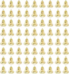 Husky 744759653956 Gold Liberty Bells Jingle For Craft And Favor Decorating 72 Pcs 2 Pa