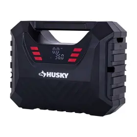 A9915-001 Husky 12v/120v Portable Quick Flow Air Compressor With Digital Pressure Gauge